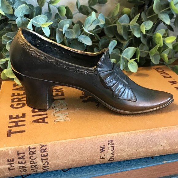 Vintage brass shoe